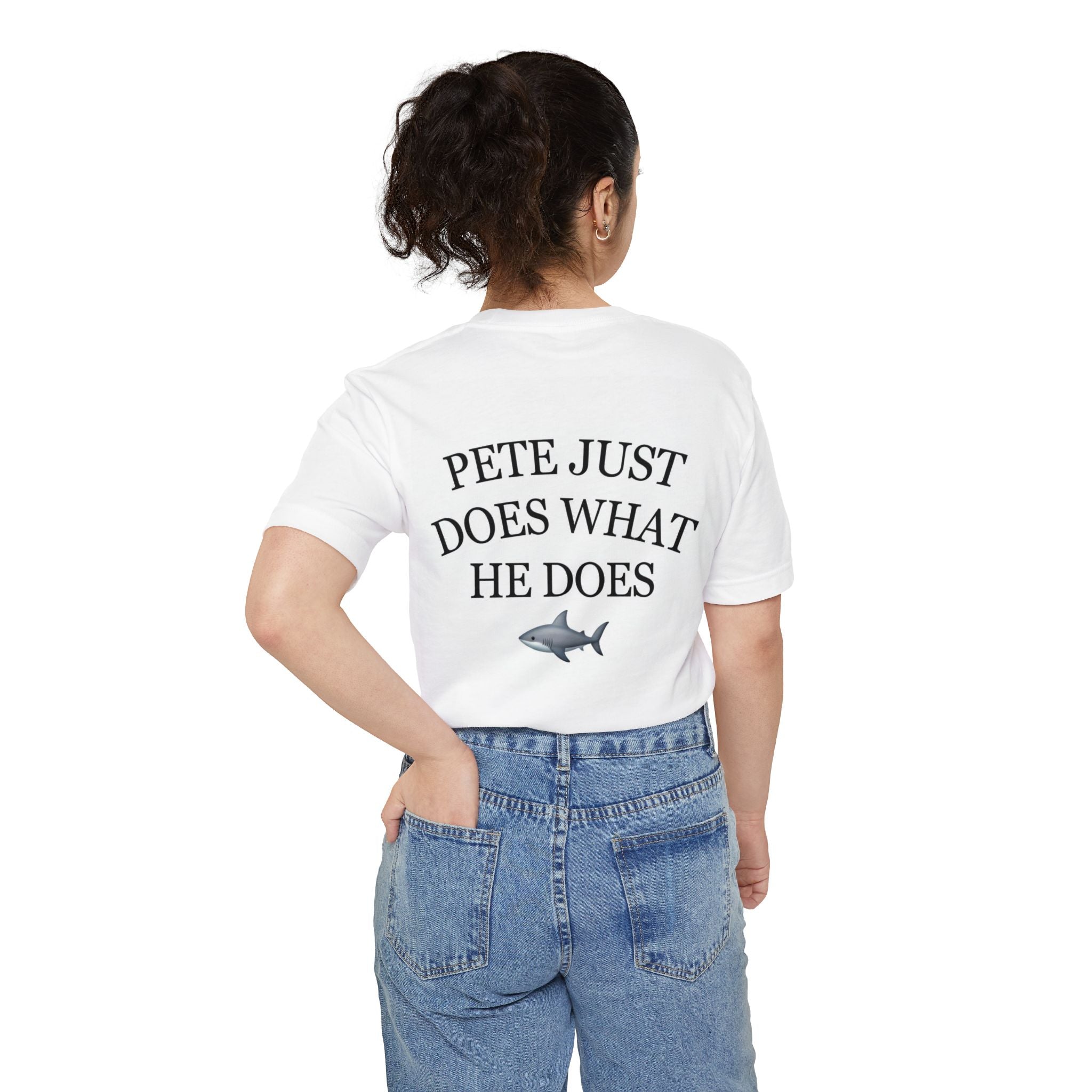 Pete Just Does What He Does Pocket T-Shirt