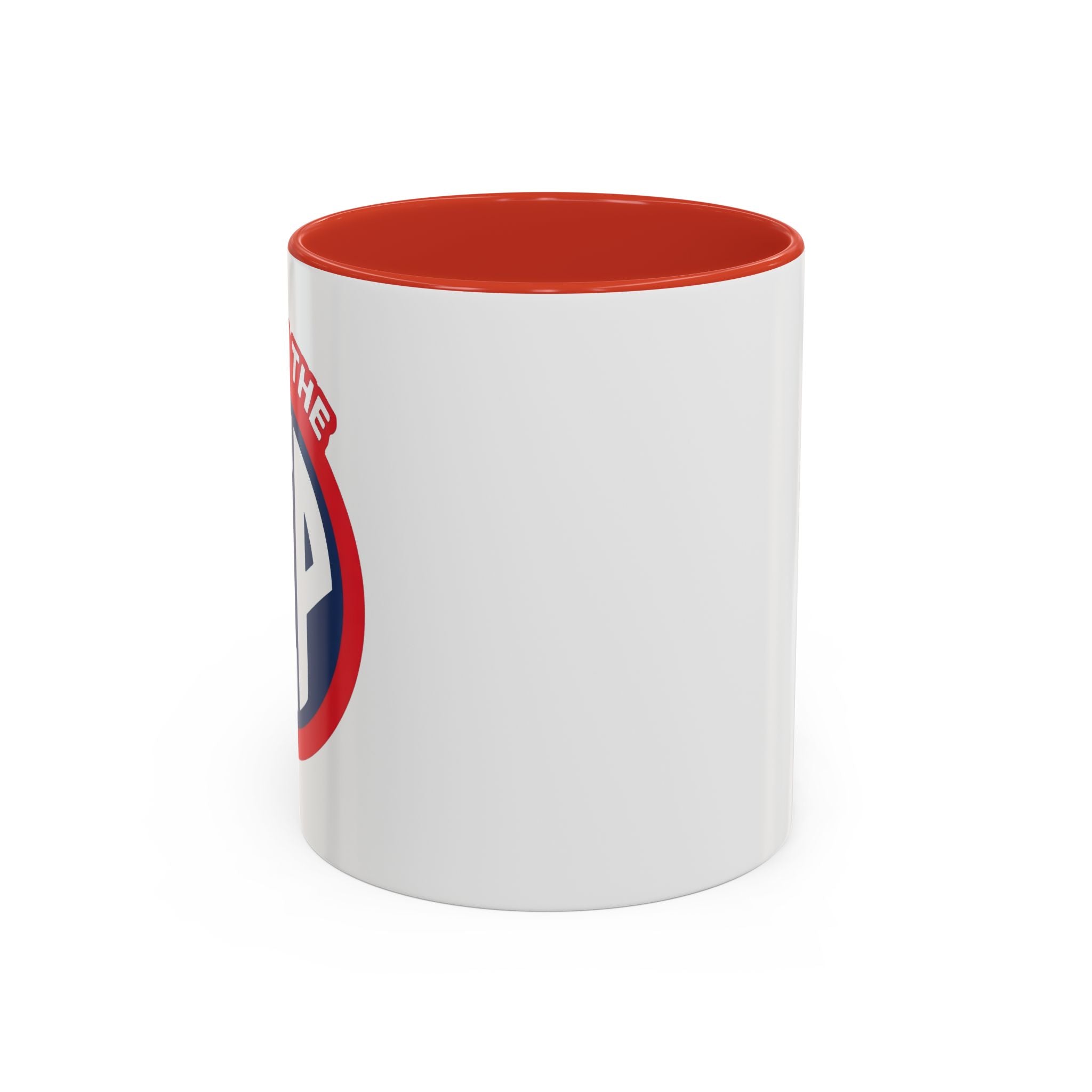 We Run The SIP Coffee Mug — Bold Retro Logo Accent Mug