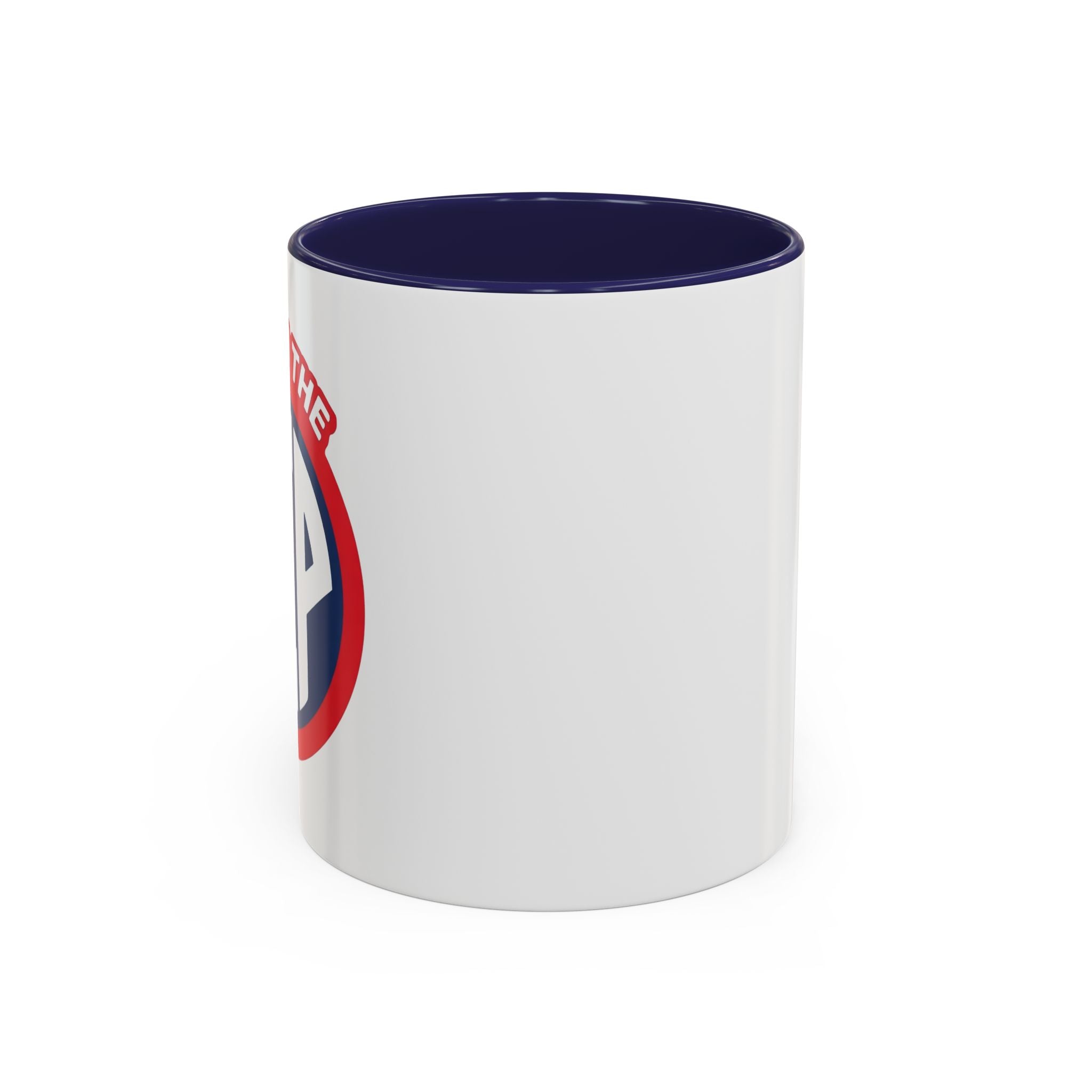 We Run The SIP Coffee Mug — Bold Retro Logo Accent Mug