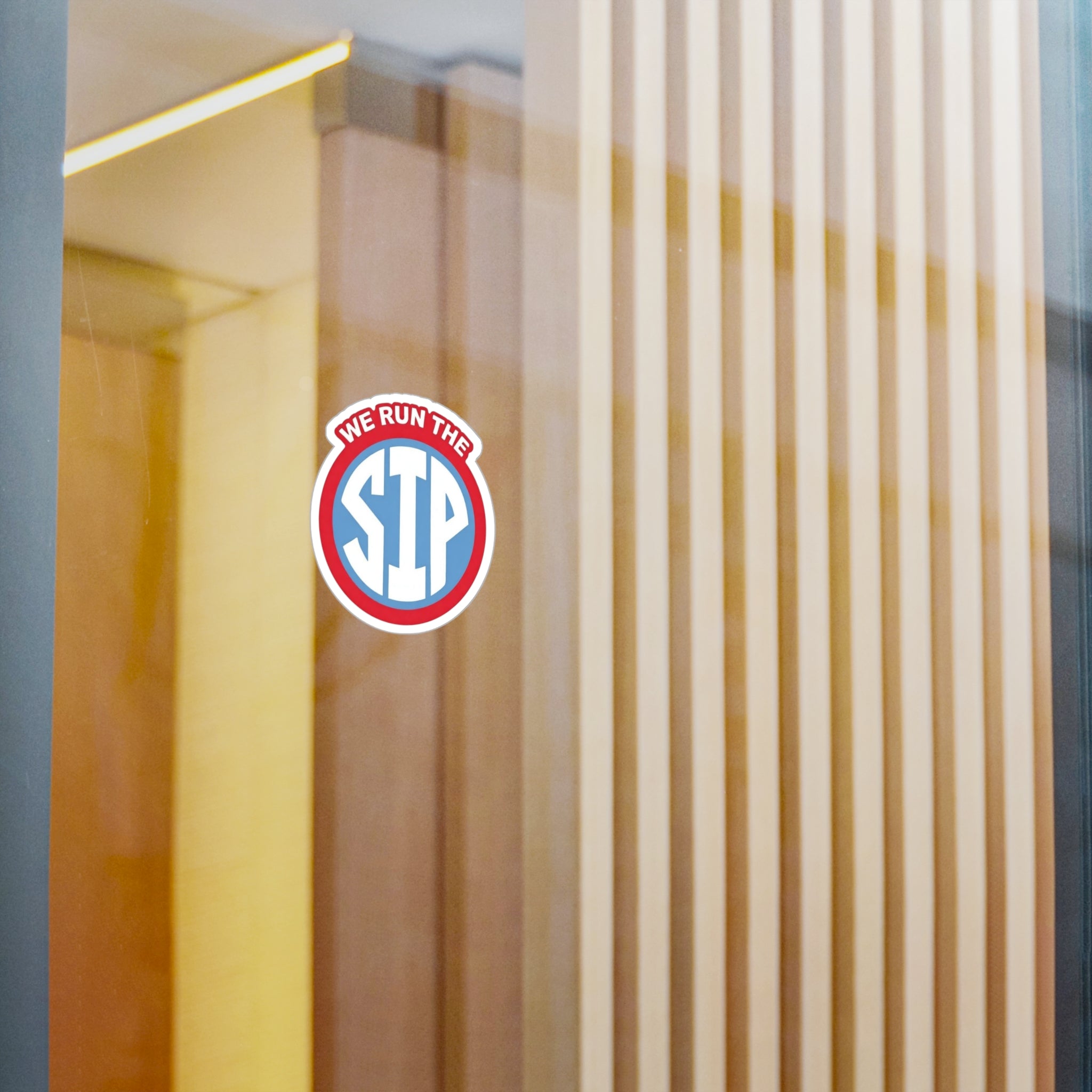 We Run The Sip Decal (powder)