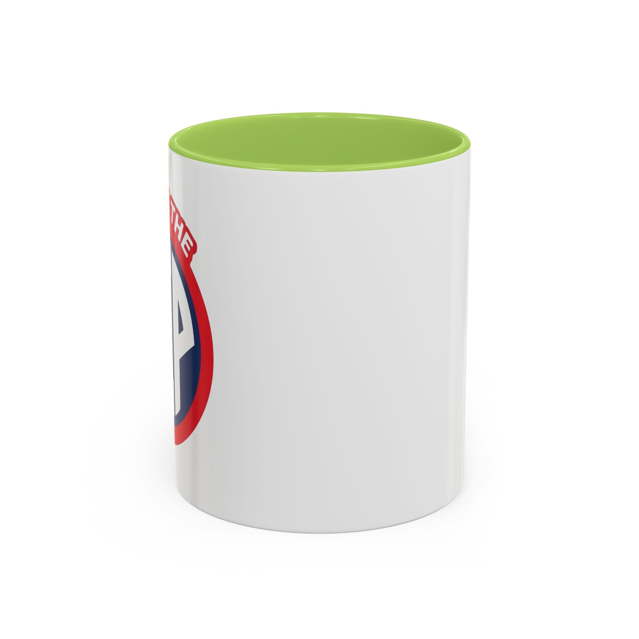 We Run The SIP Coffee Mug — Bold Retro Logo Accent Mug