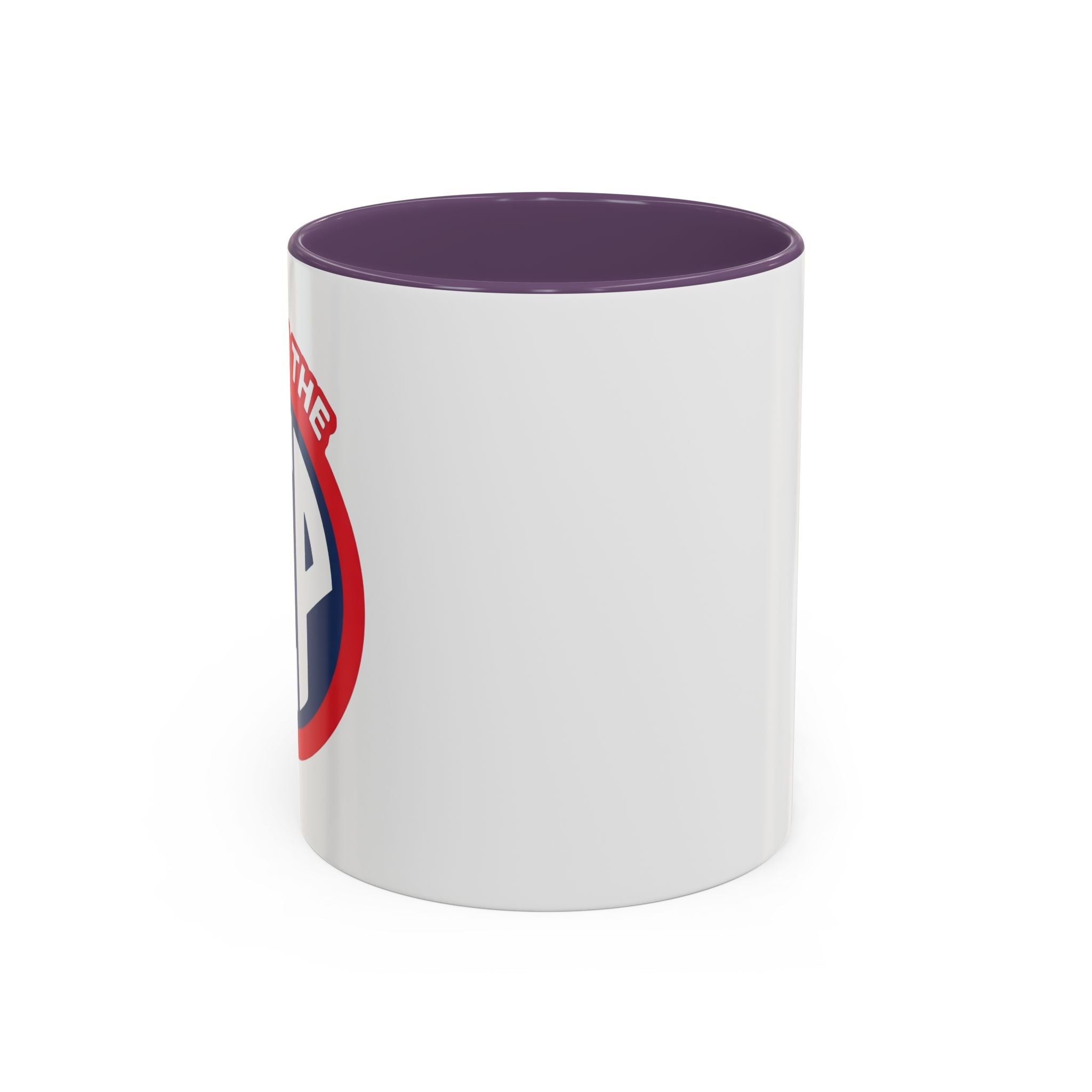 We Run The SIP Coffee Mug — Bold Retro Logo Accent Mug